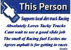 Dirt's for Racing, Asphalt's for Getting There !!! More