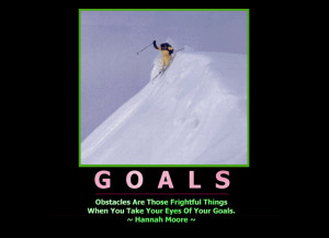 Obstacles Are Things A Person Sees When He Takes His Eyes Off His Goal