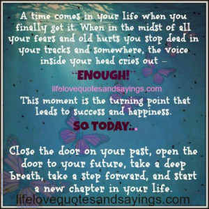 time comes in your life when you finally get it when in the midst of ...