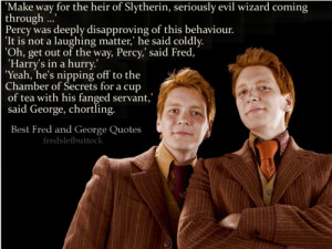 Fred And George Weasley Quotes Percy,' said fred,