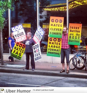 ... against the Westboro Baptist Church picketing an Owl City concert
