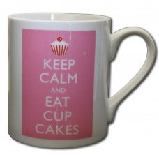 Keep Calm and Eat Cupcakes Poster Mug