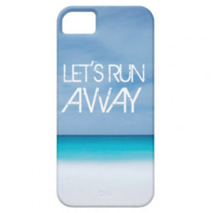 Run Away iPhone Cases