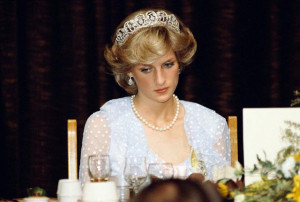 Princess Diana Attending Dinner Banquet