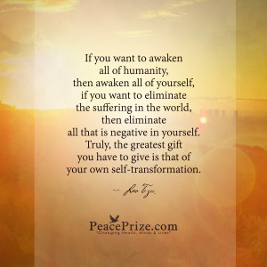 Awaken yourself by Lao Tzu