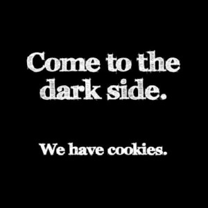 cookies, dark side, happy,