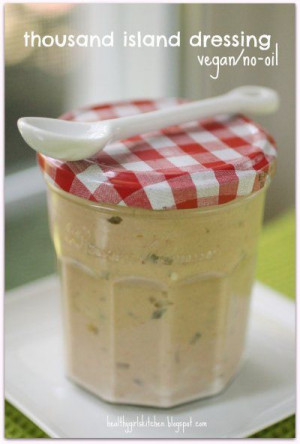 No-oil Thousand Island Dressing by Healthy Girl's Kitchen
