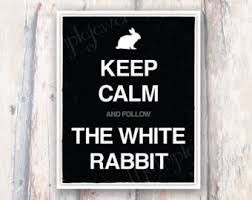 Follow the white rabbit quote - Matrix