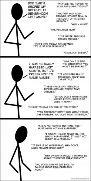 Jim C. Hines' spot-on comic captures all the rebuttals you're likely ...