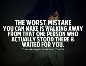 Worst mistake but did it for them