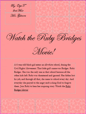 Ruby Bridges Quotes Watch the ruby bridges movie!