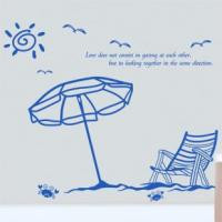 ... > P0235 陽光與海灘牆貼 Beach & Sunshine DIY Wall Stickers