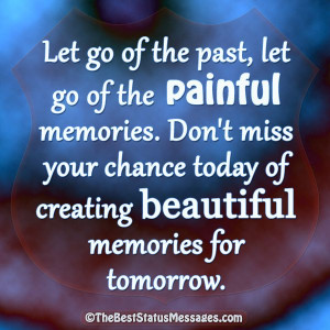 Let go of the past
