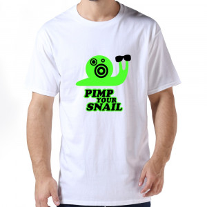 Funny Sayings popular clothes funny Pimp Your Snail t shirt for guys ...