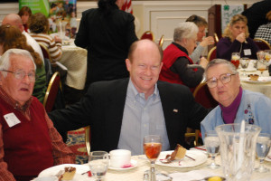 Senator Chris Coons stops by to say hello to Robert and Ruth Ann ...