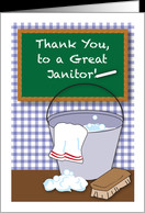 Thank You Cards for Janitor