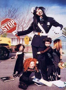 STop love kids Marilyn Manson wierd strange funny Image