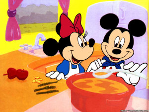 baby mickey mouse and minnie mouse kissing Mickey Mouse Cartoon ...