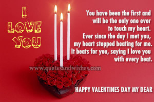 ... valentine red roses and candle picture quotes and valentine wishes for