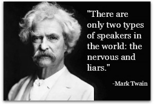 quotes about public speaking mark twain