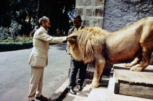 Haile Selassie I, and his Lions
