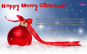 ... Christmas Happy Christmas Wishes Quote of Christmas Festival Card