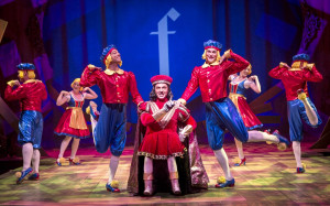 Travis Taylor, as the diminutive Lord Farquaad, sings of his perfect ...