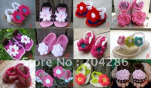 red christmas crochet baby shoes infant sandals slippers 100 handmade