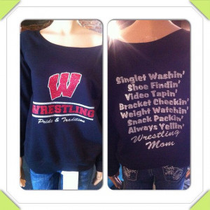 Wrestling mom custom shirt