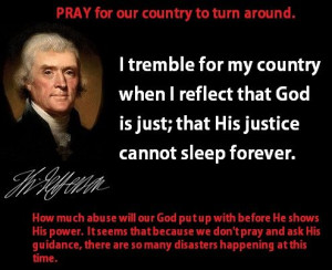 Thomas Jefferson re God's justice