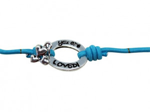 Light Blue) Believe In Yourself You Are Loved Stretchy Love Quotes ...