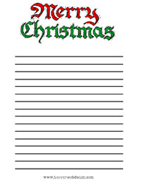 download christmas writing paper cost free merry christmas banner on ...