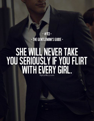 This goes for ladies too, respect your partner enough to stop flirting ...