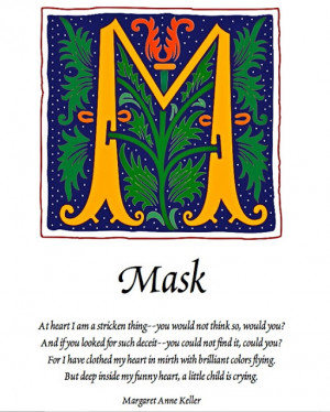 Mask, by Margaret Anne Keller