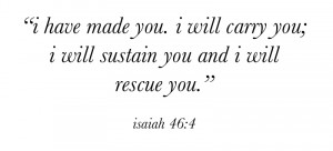 Quote - isaiah 46 rescue
