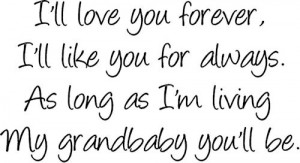 My Grandbaby You'll Be Wall Decals