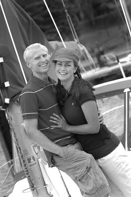 Photographed Meagan & Nathan’s engagement session on our sailboat ...