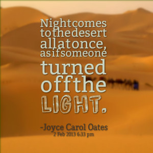 Quotes About Desert