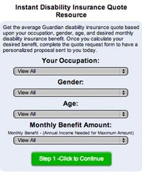 ... Internet's First Instant Disability Insurance Quote Resource Online