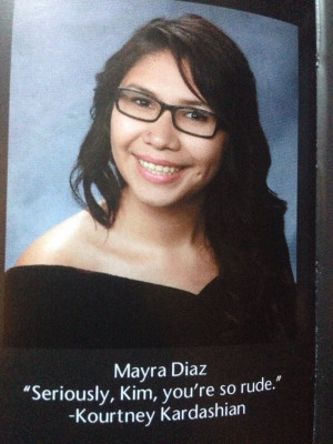 We just got our yearbooks and these are my fav quotes