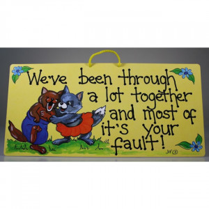 Home / Wall Sign - We've Been Through A Lot - PVC - 10 x 21cm