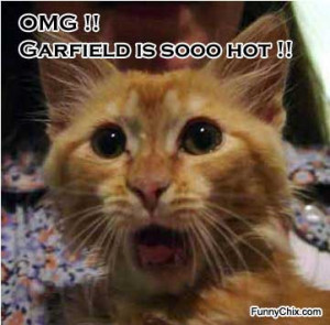 omg garfield is so hot tags funny pictures garfield star