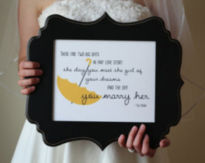 ... (HIMYM) Yellow Umbrella Print with Ted Mosby Quote, Customizable