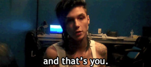 Andy Biersack Black Veil Brides bvbukgifs