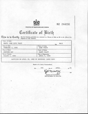 old blank birth certificate templates