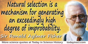 Science Quotes by Sir Ronald Aylmer Fisher (14 quotes)