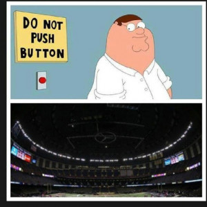 funny super bowl pictures, power outage