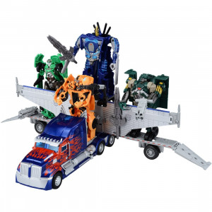 Transformers: Lost Age LA-01 Battle Command Optimus Prime and LA-03