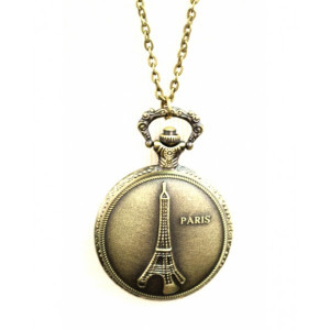 Paris Pocket Watch Necklace