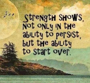 Find the strength within - it's there :)